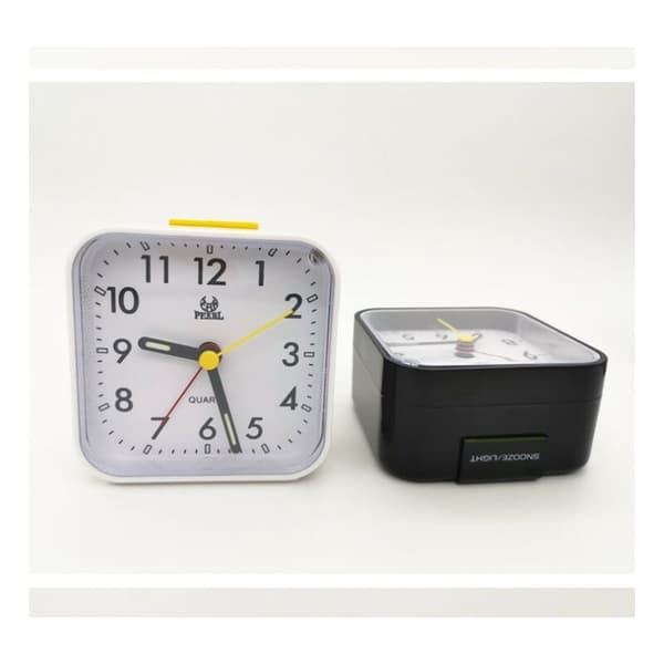 Clock Analog Alarm Clock Silent Non-Ticking, Gentle Wake Up, Beep