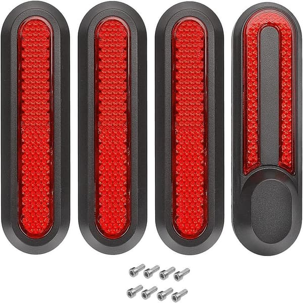 4 stk plastfelger med refleksstripe for Xiaomi M3