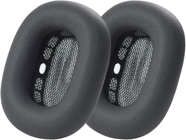 Erstatningsørepuder til AirPods Max, ørepuder i mesh, grå