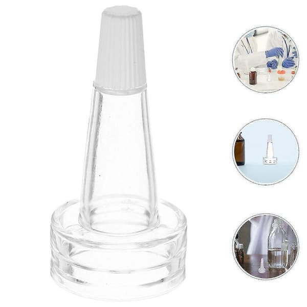 20 stk. ampuldispenserhætte ampuldråbedispensere gennemsigtig dråbedelerhætte ampul blød rørhætte ampuldråbedelerhætte Transparent 4.00X2.00X2.00CM