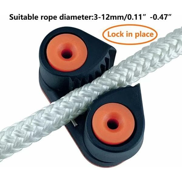 Kullagrad Cam Cleat Marinbåt Snabbinträde Rep Cam Cleat Wire Fairlead Segling Segelbåtsutrustning