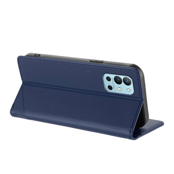 Præget pung PU-etui til OnePlus 9R Dark blue For OnePlus 9R