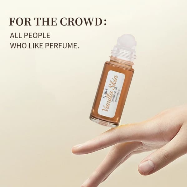 Vanilla Coconut Roll-On Perfume. 30ml. Portable. Long-lasting scent for wrists and neck.