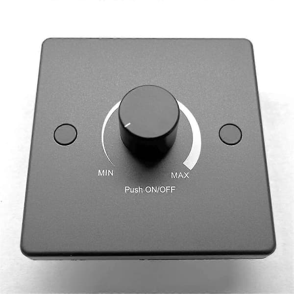 RV Lysdimmer Lysbryter Kontrollpanel 12-24V 5A Universal PWM Dimmer Lavspenningsdimmer