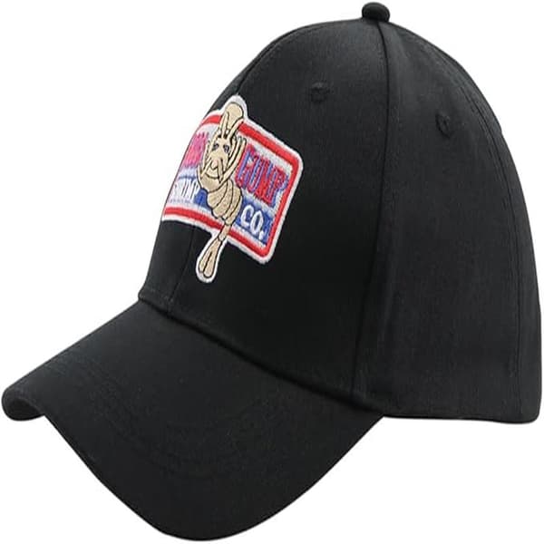 Bubba Gump Baseballkeps Justerbar Shrimp Co. Broderade Forest Gump Kostymhattar black