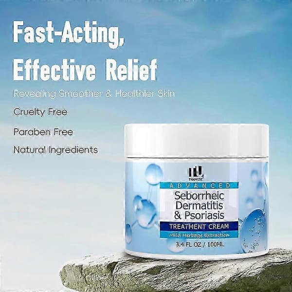 1-3x Seboreisk dermatittkrem, soppdrepende sjampo, hodebunnsbehandling for psoriasis, follikulitt, tørr hodebunn-pws3 3pcs