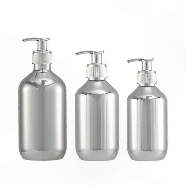 Guld Krom Plastdispensere til Håndsæbe, Shampoo eller Flydende Sæbe, 300ml/500ml Kapacitet 500ml