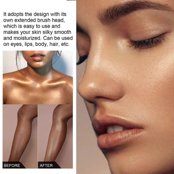 Highlight Powder Letvægts Highlighter Til Naturlig, Skulptureret Konturering