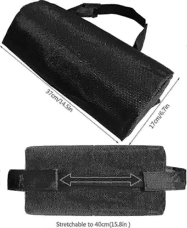 Nackstödskudde för solstol, vilstol, nackkudde, däckstol, nackkudde, uteplats, vilstol, nackkudde, utomhus, strandstol, nackkudde, justerbar 2pcs Black