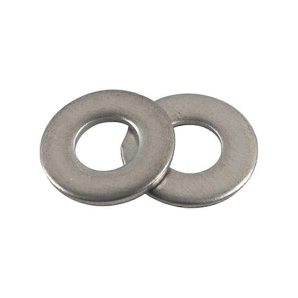 Praktiske og smukke 200 stk. assorterede 12# 10# 8# 6# 1/4\" 304 rustfri stålskiver