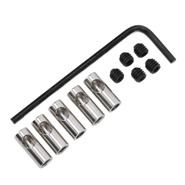 RC-akseladapter Motor 3,17 mm til 5 mm Drevreducer Muffe Aksel Byt Muffe til Konvertering 0.1