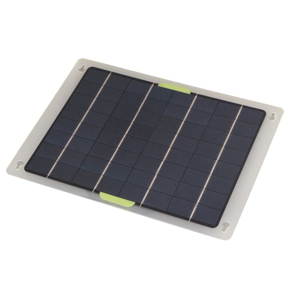 12V solcellelader innebygd MPPT ladekontroller IP67 vanntett solcellepanelvedlikeholder 10W