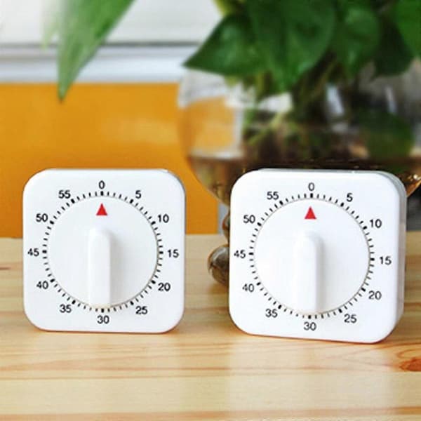 60 Min Mekanisk Kökstimer Äggklocka Korttidstimer Köksväckarklocka Nec1
