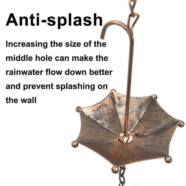 Regnkæder Metal Regnkæde Dekorativ Paraply Regnkæde