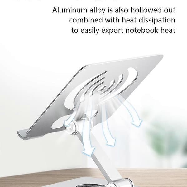 L-13 Vikbart Laptopställ i Aluminium