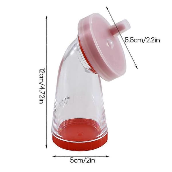 Sesamfrø-kvern/dispenser, kompakt og robust design for kjøkken Red
