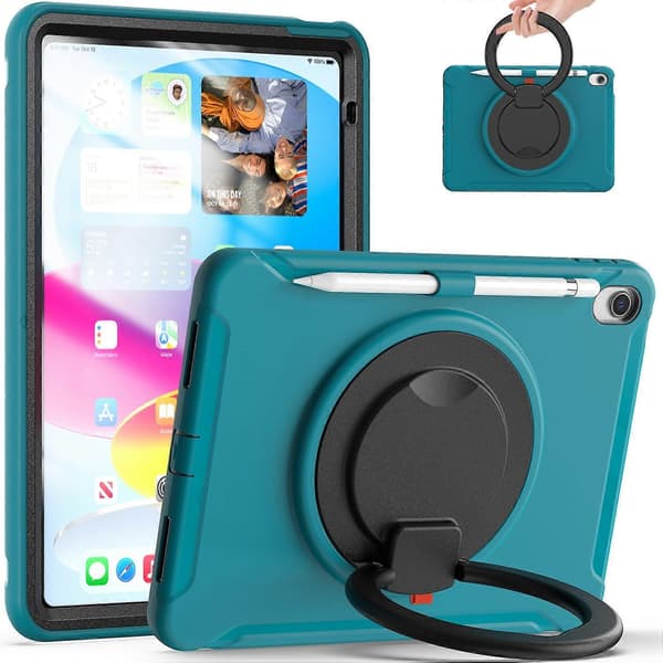 TPU + PC skyddande surfplattefodral för iPad 10:e generationen 10.9 2022 Blue