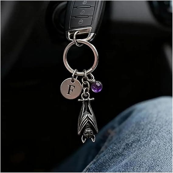 Encouraging Bat Keychain Thoughtful Handmade Inspirational Keychain Personalized Emotional Support Bat Gift