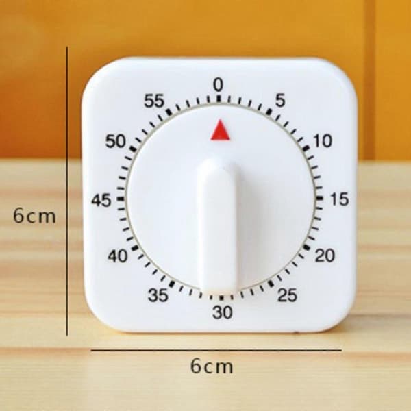 60 Min Mekanisk Kökstimer Äggklocka Korttidstimer Köksväckarklocka Nec1