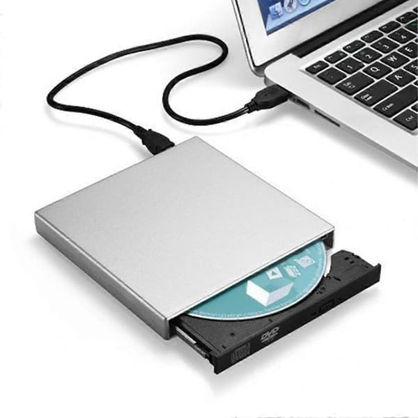 Praktisk og smuk USB 2.0 ekstern DVD Combo CD-RW-drevbrænder til bærbar pc-stationær computer