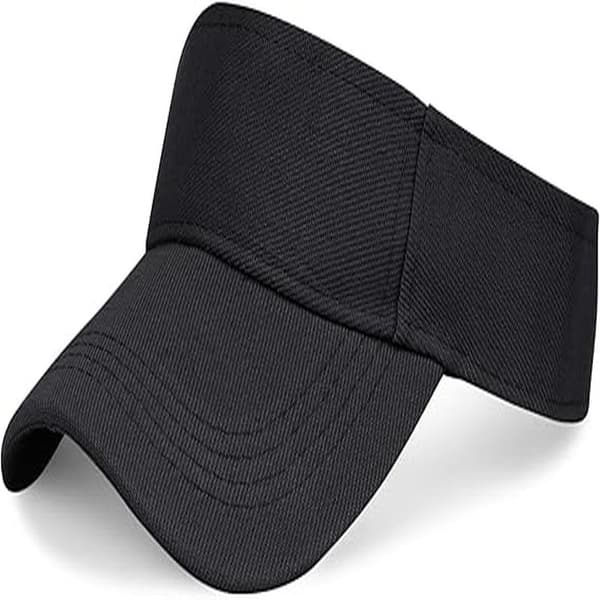 Unisex Visirhette Solhatt Golf Tennishette med Solvisir Baseballhette Baseballhette Justerbart Visir for Menn og Kvinner