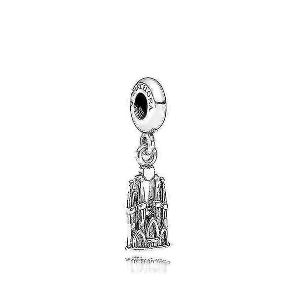 925 Sterling Sølv Bil Charm for Pandora Armbånd Kvinner 35