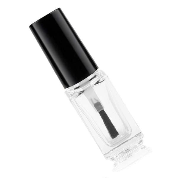 Tomma klara nagellacksflaskor med pensel (5ml 5-pack)