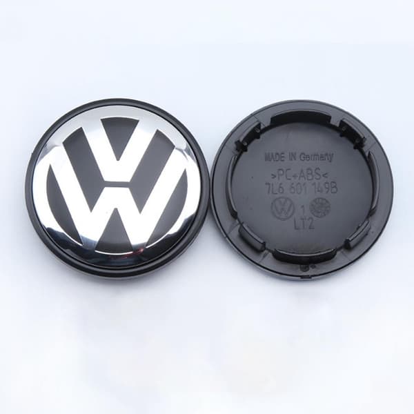 4 st Passar Volkswagen hjulnavkapsel standard 70mm nav centrumkåpa däck bil logotyp bil modifierad hjulkåpa