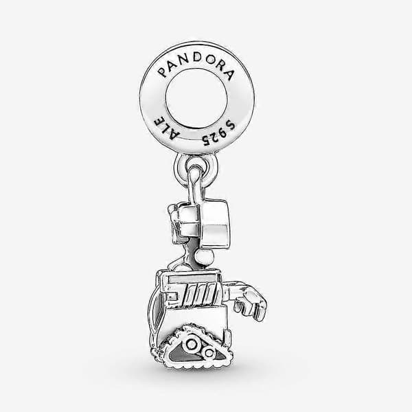 S925 Pixar Collection Wall-E Charm, Genuine Disney and Pandora with box