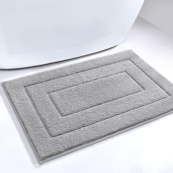 Sklisikker baderomsmatte, myk mikrofiber baderomsmatte, vannabsorberende