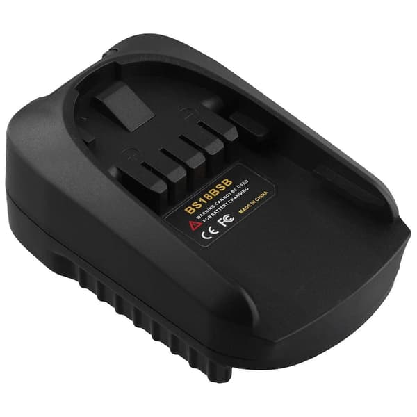 BS18BSB batteriadapter til Bosch Li-Ion batteri BAT609 til Bosch 18V værktøj udskiftningsadapter Svart