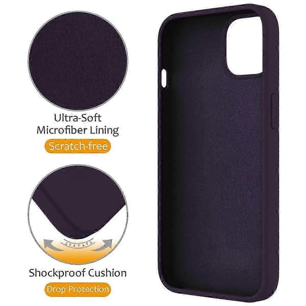 Magnetisk etui til iPhone 11 med ringstativ PC+Silikone Droppsikkert telefonetui Sti Style F
