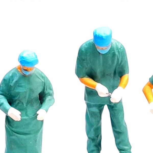1:64 Figurer Modell Harpiks Tilbehør for Latelek Landskap Style A