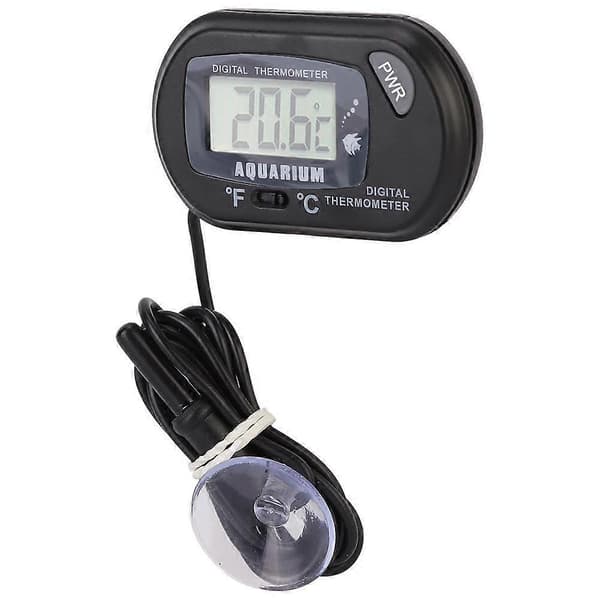 Praktisk och vacker Celsius Digital LCD-skärm Akvarium Temperaturtermometer Akvarium Vattentermometrar -50 Celsius +70