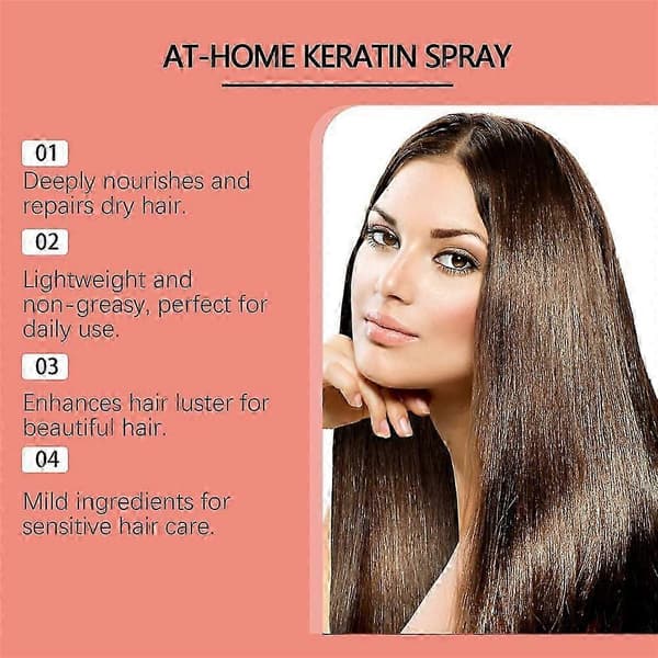 2025 Keratin Hårbehandling Hemma Djup Näring, Eliminerar Friss, Salong