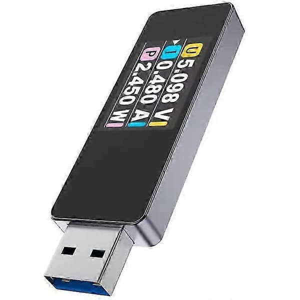 JEYI USB 3.2 -testeri 5-30V 3A jännitevirta 10G siirto tehomittari yleismittari volttimittari 26s