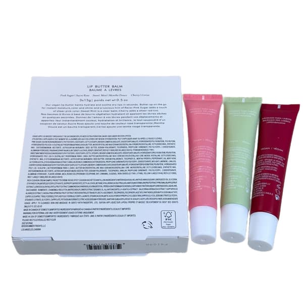 SummerFridays Lip Gloss Set - Hydrating Set (poppy + sweet mint + vanilla beige)