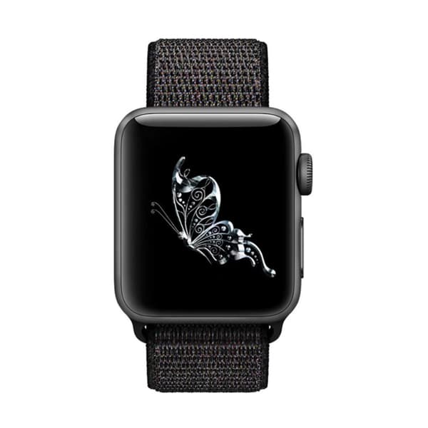 Nylonrem Apple Watch Series 10 42mm Sort