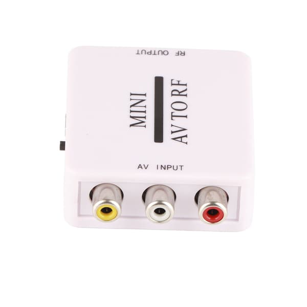 AV til RF-omformer TV-signalsvitsj RF 67.25Mhz 61.25Mhz AV til RF