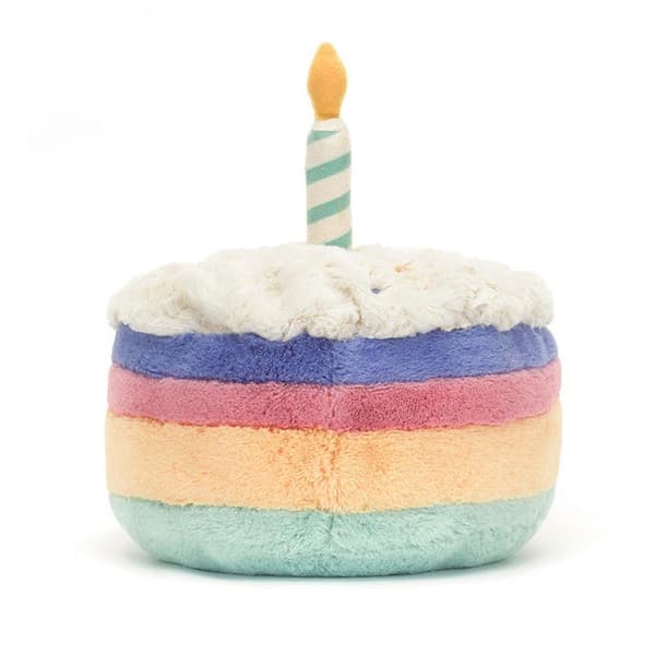 Jellycat Cake Plush Toy, Stuffed Animal, Fun Decor and Gift