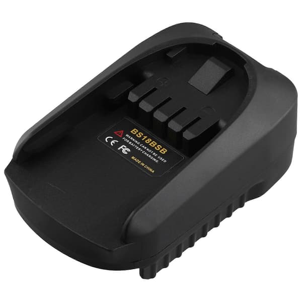 BS18BSB batteriadapter för Bosch Li-Ion-batteri BAT609 till Bosch 18V verktygsbytesadapter Svart