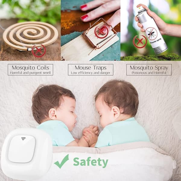 Ultrasonic Pest Repeller and Mosquito Killer - Electronic Pest Control for Rats, Mice, and Insects