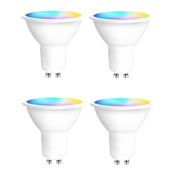 LED Smart Lampa GU10 Vit färg 4-pack Vit 48