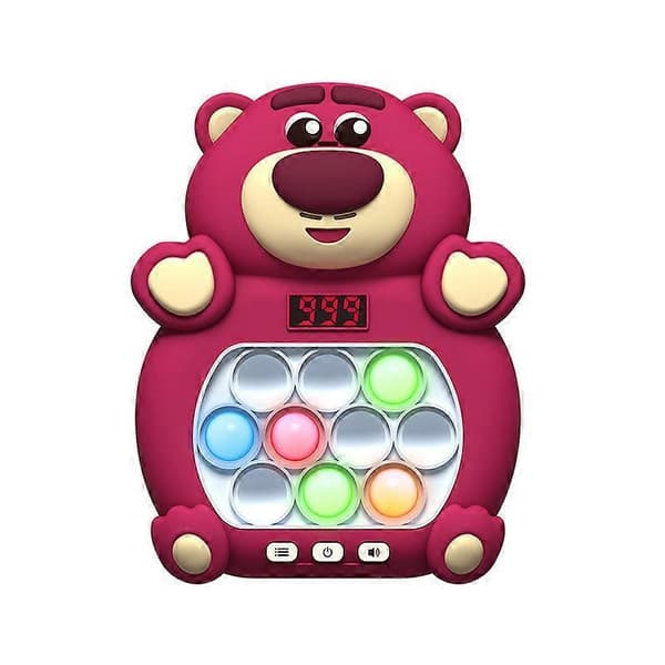 2024 Nytt Quick Push Game Pop Up Fidget Bubble Electronic Pop It Pro Game Ljus Antistress Leksaker För Vuxna Barn Present Stitch Blue