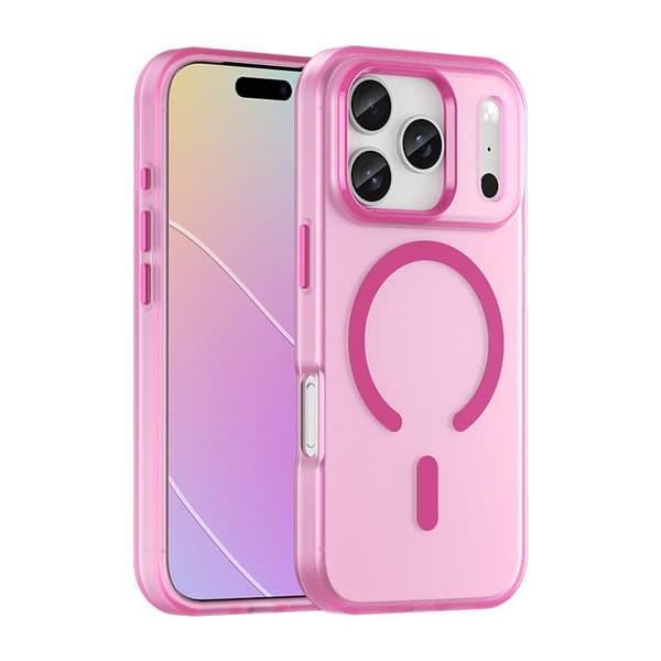 iPhone 17 Pro Skal MagSafe Hybrid Matt Rosa
