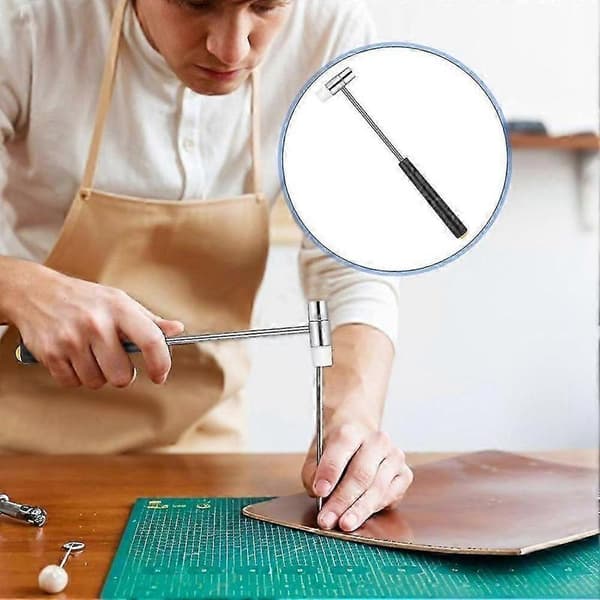Smykkehammer med dobbelthode, liten klubbe, liten håndverksklubbe As Shown