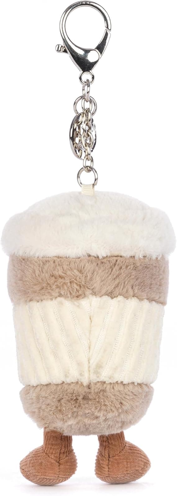 Jellycat Fun To Go Kaffe Taske Nøglering, Kaffe To Go