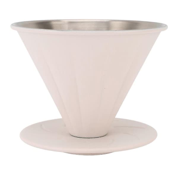 Pour Over Kaffetrakter S 1-2 Kopp Beige Rustfritt Stål 304