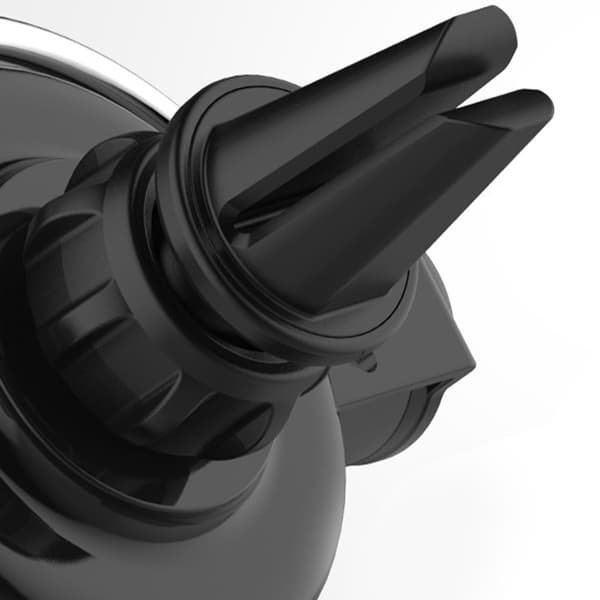 Bil Luftventil Universal Telefonholder Feste for Alle Biler Smarttelefoner Svart