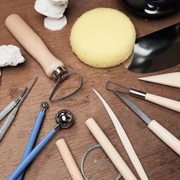 25 st Polymer Clay Tools Modeling Clay Sculpture Tool Kits For Pottery Sculpture Wooden Dotting Tools